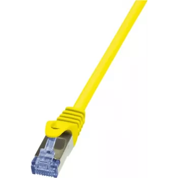 Cable de red LogiLink 1m Cat.6A RJ-45 S/FTP Amarillo