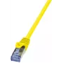 Cable de red LogiLink 1m Cat.6A RJ-45 S/FTP Amarillo