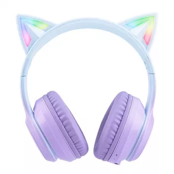 Auriculares Onikuma B90 gaming azul/morado