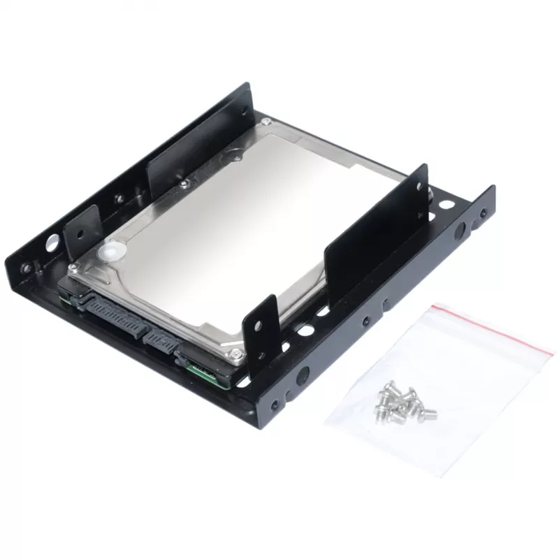 Marco de montaje ultron interno 2x2.5 SSD/HDD metal negro (377215)