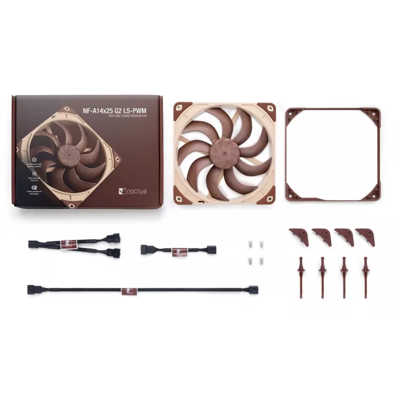 Ventilador de caja Noctua NF-A14X25 G2 LS-PWM 140mm