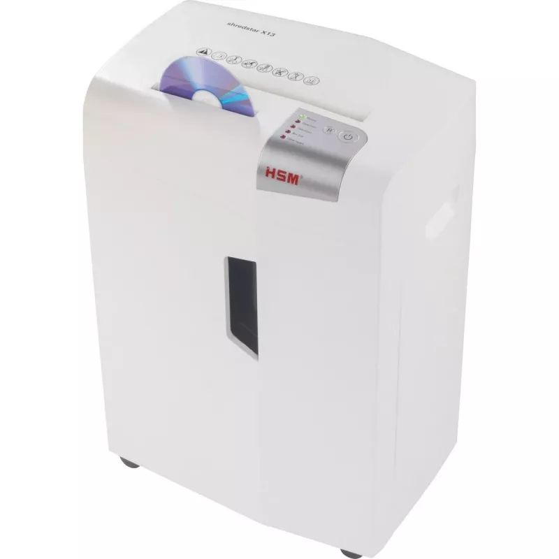 HSM shredstar X13 destructora de documentos, 4 x 37 mm + mecanismo de corte de CD independiente