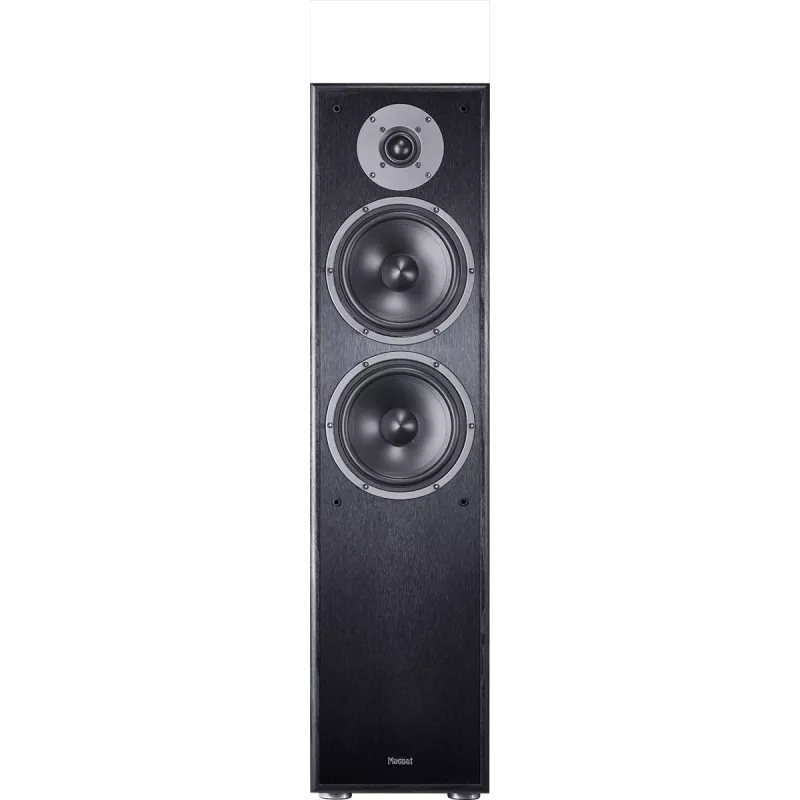 Altavoz de suelo de estudio Monitor Magnat Monitor S80 ATM — activo de campo cercano 2,5 vías, 160 W RMS, 26–38.000 Hz, 4 Ω, negro