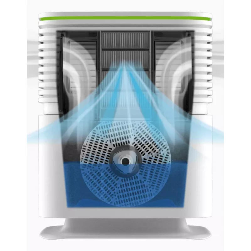 Purificador de aire VENTA AW730 Hybrid AeroStyle Compact blanco — VENTA AW730CW humidificador y purificador de aire, unidad híbrida compacta