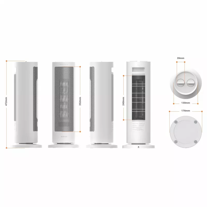 Calefactor de aire, Xiaomi, BHR8228EU