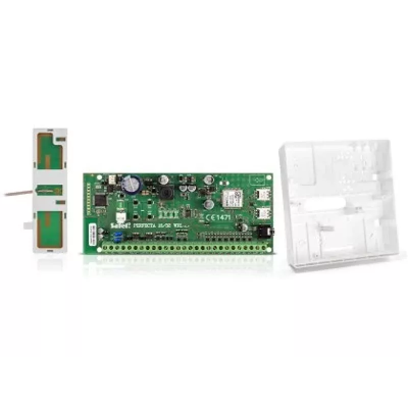 SATEL PERFECTA 32 SET-A Set de central de alarma (placa base, antena, carcasa)