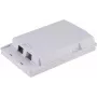 Caja de distribución de fibra óptica ShiverPeaks 07-65000 — 2 puertos, ABS blanco