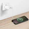 Adaptador de toma USB doble 65W, 2xUSB-C, blanco