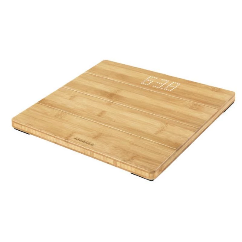 Báscula de baño electrónica Soehnle Style Sense Bamboo Magic cuadrada bambú (63880)