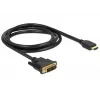 Adaptador de cable de vídeo DeLOCK 85583 1,5 m DVI-D HDMI tipo A negro
