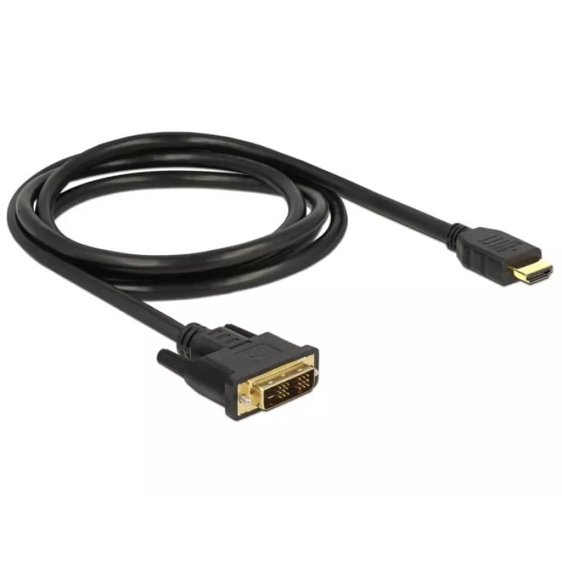 Adaptador de cable de vídeo DeLOCK 85583 1,5 m DVI-D HDMI tipo A negro