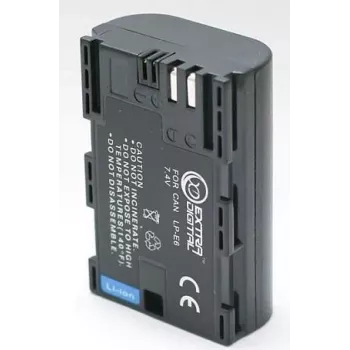 Batería de cámara recargable Extra Digital LP-E6, 1865 mAh, para dispositivos compatibles con Canon