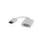 Adaptador DisplayPort-VGA, DP macho - VGA hembra, VGA D-Sub, DisplayPort, conector macho, conector hembra, blanco