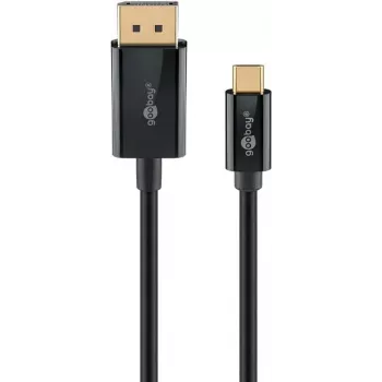 Cable Goobay USB-C a DisplayPort 4K a 60 Hz 3 m negro - conector macho> (75706)
