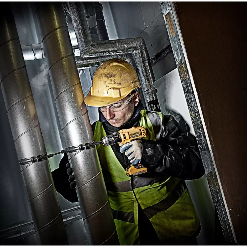 DeWALT DCD atornillador-taladro inalámbrico 10,8V batería Li-Ion, enchufe europeo