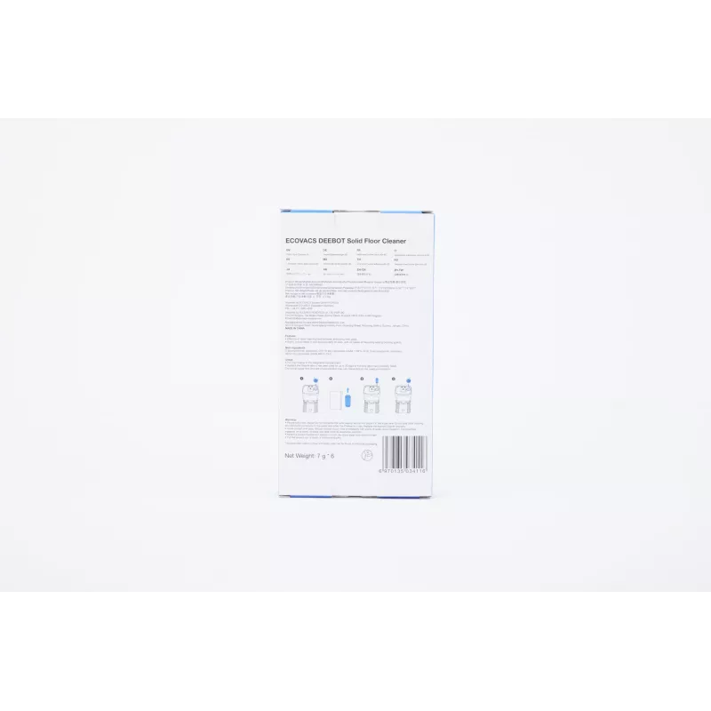Almohadillas de limpieza de repuesto para suelos duros para Ecovacs DEEBOT N30 PRO OMNI — pack de 6 — azul/blanco