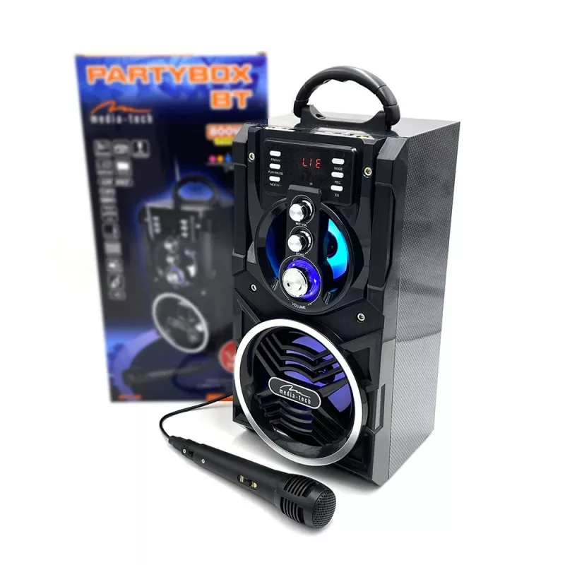 Altavoz portátil estéreo Media-Tech PARTYBOX BT MT3150 Negro