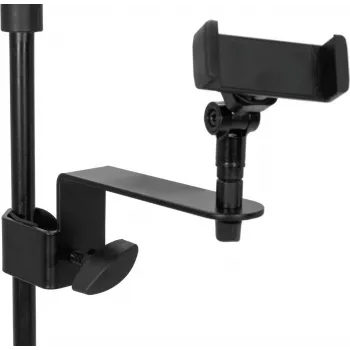 Soporte para tablet y smartphone Omnitronic IH-3 – altura ajustable, compatible con varios dispositivos