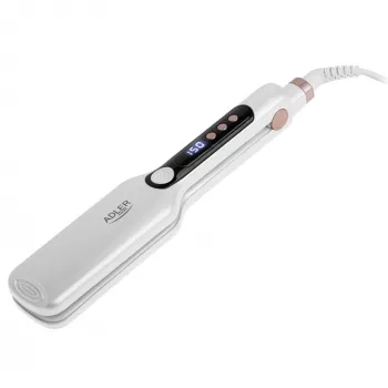 Plancha de pelo Adler AD 2325 — placas de cerámica, 7 niveles de temperatura, 140–220 °C, 120 W, cable de 1,8 m