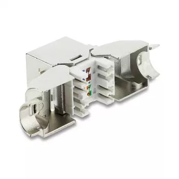 Módulo Keystone RJ45 DELOCK 90374 Cat.6A 90° sin herramientas