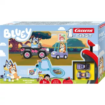 Carrera FIRST Bluey & Bingo - Let's Go circuito de coches, 2,4 m