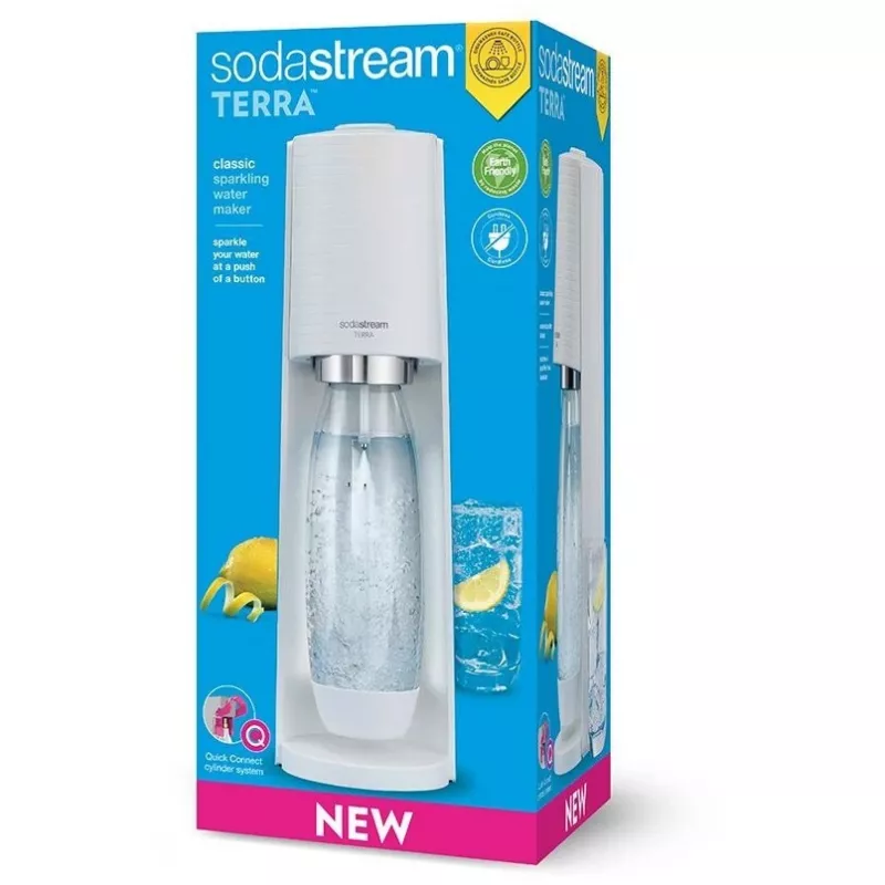 Máquina de refrescos SodaStream Terra White