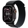 Smartwatch Apple Watch Ultra 3 GPS + Cellular 49mm carcasa titanio negro correa Milanese negra Small