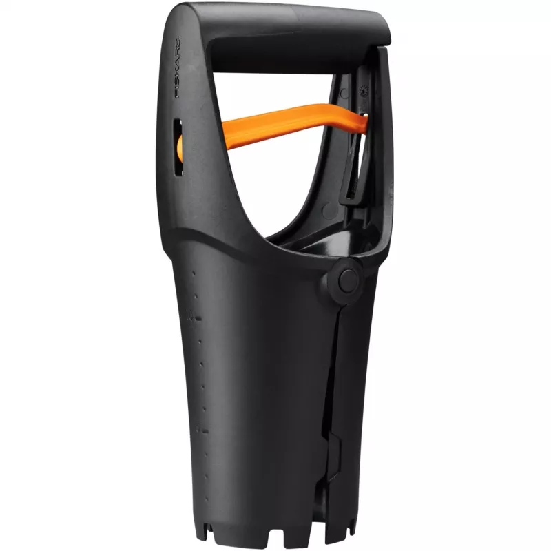 Fiskars Solid plantador de bulbos, 24 cm, negro/naranja (1057079)