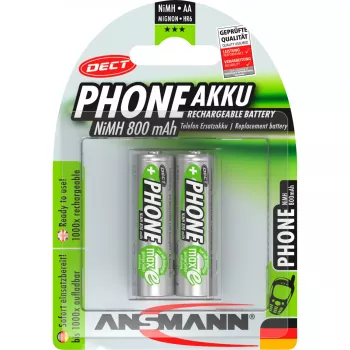 Pila Ansmann Blíster 2 X DECT Accu AA 800mAh