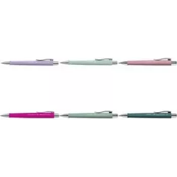 Bolígrafo retráctil con clip Faber-Castell 241104