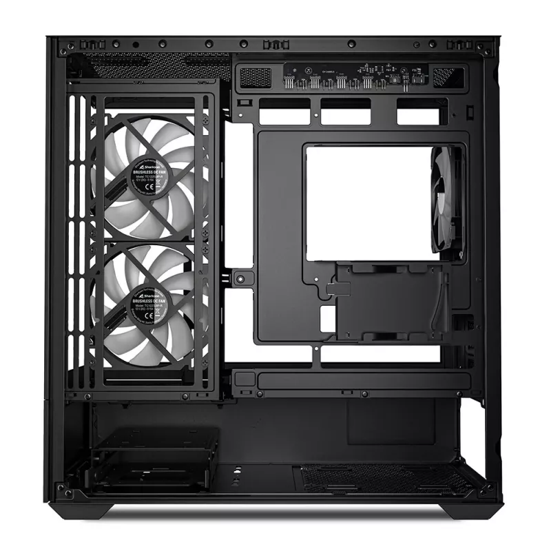 Sharkoon MK6 RGB Micro-ATX caja de PC, negra, cristal templado