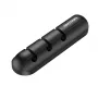 Vention organizador de cables de sobremesa 7 puertos negro
