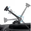 Soporte para móvil Tellur MUM Magnetic ventosa ajustable Negro — soporte magnético ajustable para móvil