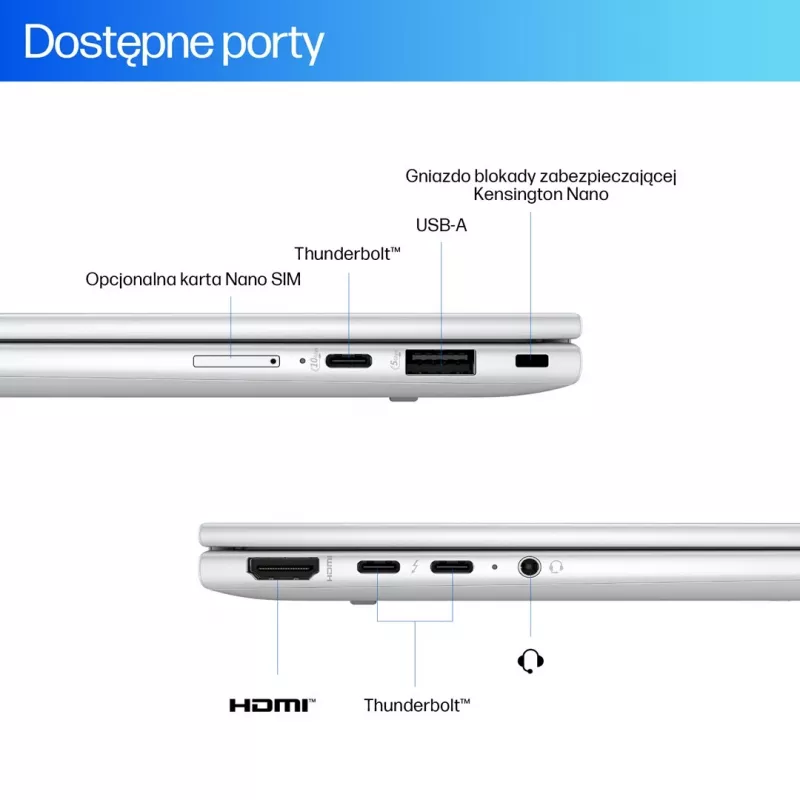 HP EliteBook X Flip G1i 14 pulgadas Portátil Next Gen AI PC Copilot+ PC Híbrido (2en1) Pantalla táctil 512GB SSD Windows 11 Pro