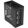Caja de PC AEROCOOL D520A torre Midi ATX cristal templado RGB — negra