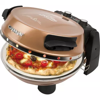 Horno de pizza Napoletana (Cobre, 1.200 vatios, para pizzas Ø 31 cm, 2 piedras)