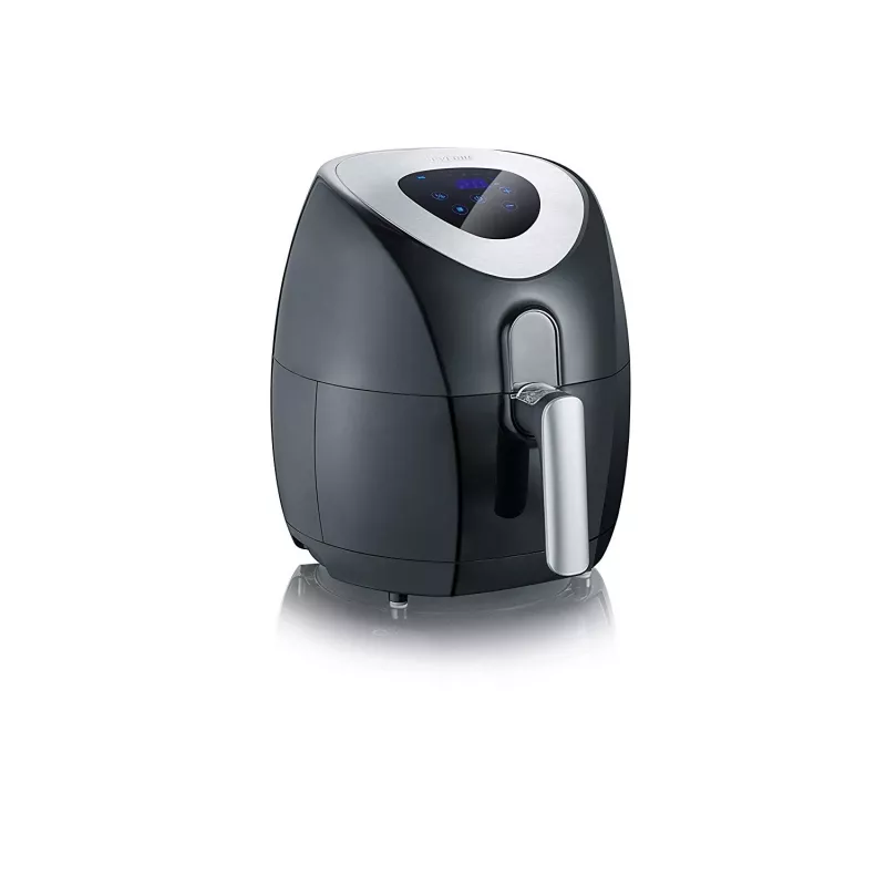 Severin 2430 Single 3,2 L Independiente 1500 W Freidora de aire Negro, Acero inoxidable