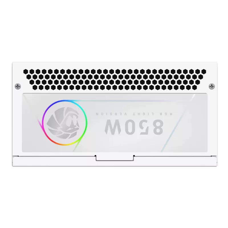 Gamemax fuente de alimentación, 80 PLUS, Gold | RGB 850G WH | 850 W