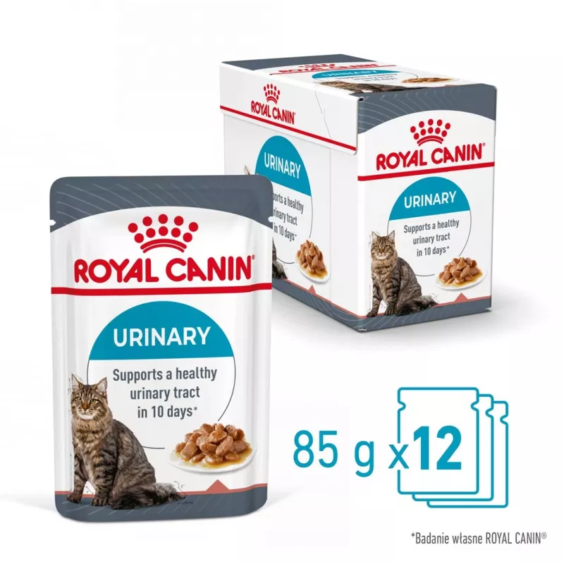 Comida húmeda para gatos Royal Canin Urinary Care adultos aves 85 g bolsa (pack de 12)