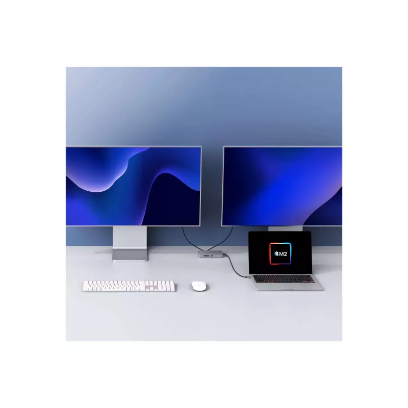 Hyper | HyperDrive Universal USB-C 10-in1 Dual HDMI Mobile Dock | Conectores Ethernet LAN (RJ-45) 1 | Número de conectores HDMI 2