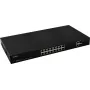 PULSAR SF116 conmutador de red gestionado Fast Ethernet (10/100) Power over Ethernet (PoE) 1U negro