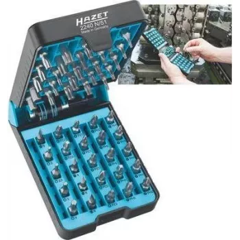 Hazet 2240N/51 juego de puntas de atornillar, 51 uds