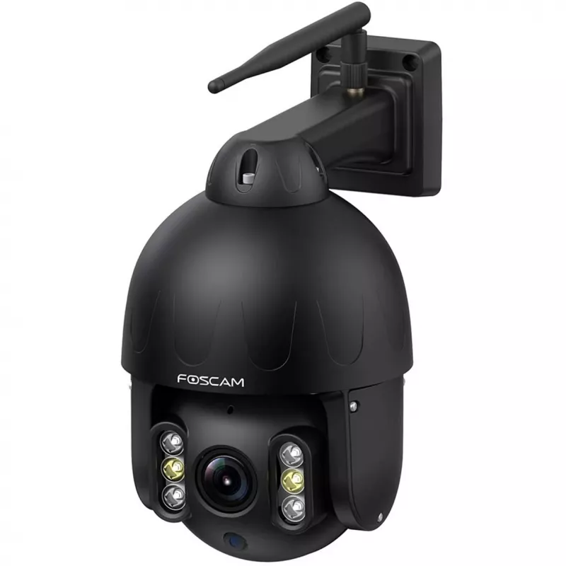 Foscam SD8P cámara Wi-Fi de exterior con giro e inclinación, 8 MP (3840x2160), negra