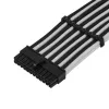 Cable de extensión ATX SILVERSTONE SST-PP07E-MBBW 30 cm negro/blanco