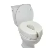 Asiento de inodoro elevado y acolchado, 10 cm