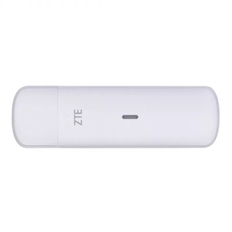 Módem USB móvil ZTE MF833N, formato USB portátil, 4G LTE-FDD/TDD hasta 150 Mbit/s, compatible con HSUPA/2G, ranura microSD, blanco