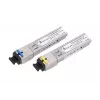 Par de transceptores de fibra óptica SFP WDM Extralink 1,25G 1310/1550 nm monomodo 3 km SC DOM