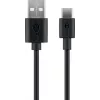 Goobay | Cable de carga y sincronización USB-C (USB-A > USB-C) | 38675 | Negro | RJ-45 | RJ-45 90°