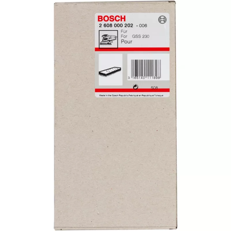 Bosch 2 608 000 202 accesorio de lijado 1 unidad