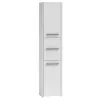 Armario de baño Top e shop S43 BIEL — de pie, 6 baldas, 400×300×1700 mm, blanco